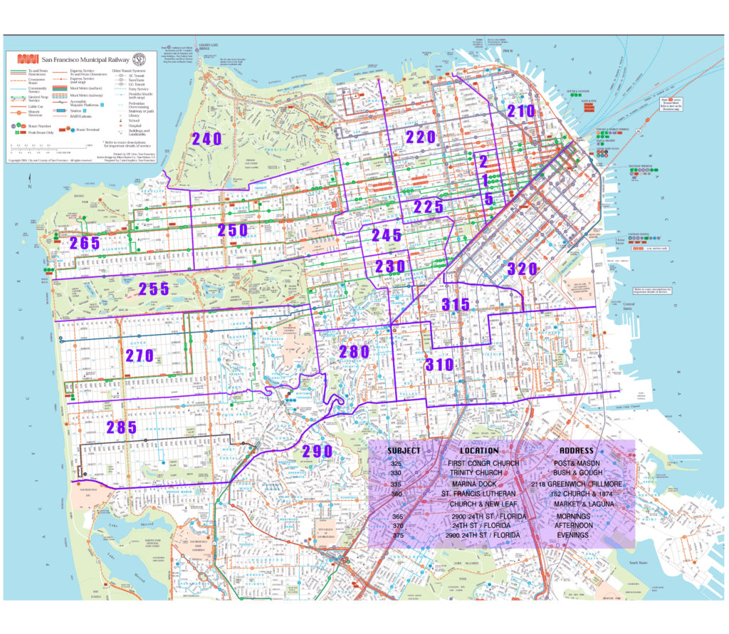 SF General Service SubDistricts
